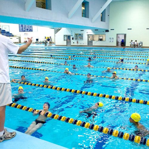 swimming training